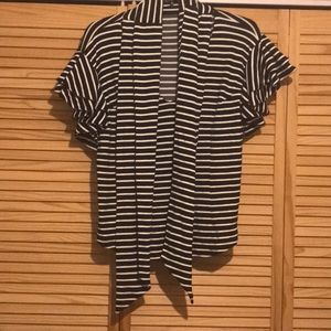 Black White Boutique Blouse